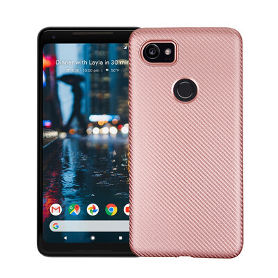 

Goowiiz Phone Case For Google Pixel 22XLGM8 Luxury Ultra-thin Carbon Fiber Soft Silicone Complete protection