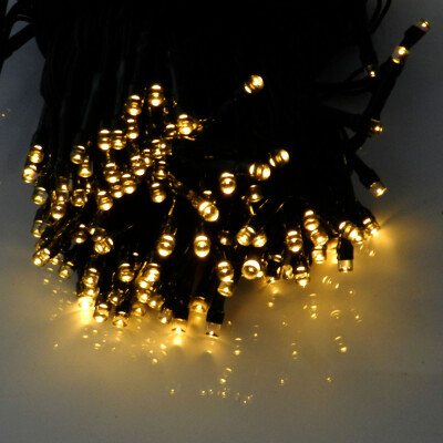 

200-LED 22M 2W Solar Powered Warm White String Lights