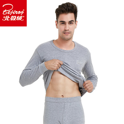 

Arctic velvet Qiuyi Qiuku mens cotton underwear ladies youth middle&old thermal underwear cotton sweater set bean red female L