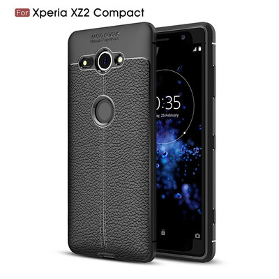 

Fecoprior Back Cover For Sony Xperia XZ2 Compact Case Soft TPU Silicon Fundas Coque Celulars