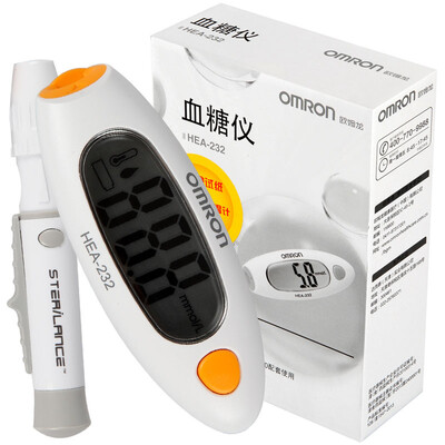 

Omron blood glucose test strips STP30 25 strips&lancets new&old packaging random delivery