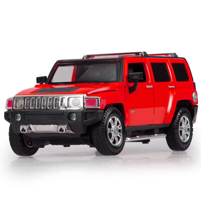 

Choi Poo alloy car 132 Hummer SUV simulation car model baby children toys boys toys car with sound&light 88996NAAA