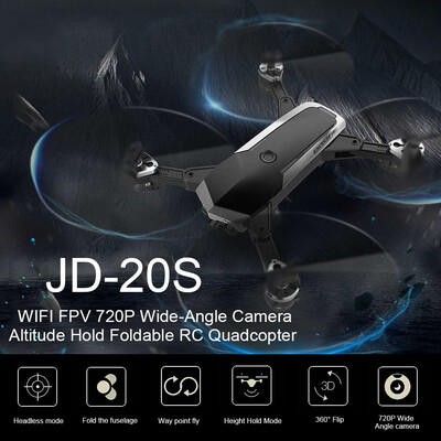

ProJINGDATOYS JD-20S WIFI FPV 720P Wide-Angle Camera Drone Altitude Hold Foldable RC Quadcopter