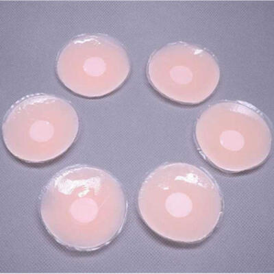 

Women Self Adhesive Reusable Invisible Silicone Nipple Cover Breast Boob Bra AU