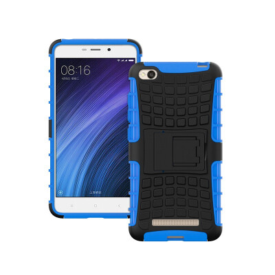 

Fivice Xiaomi Redmi 4A Case TPU anti-fall tire pattern back clip bracket phone case