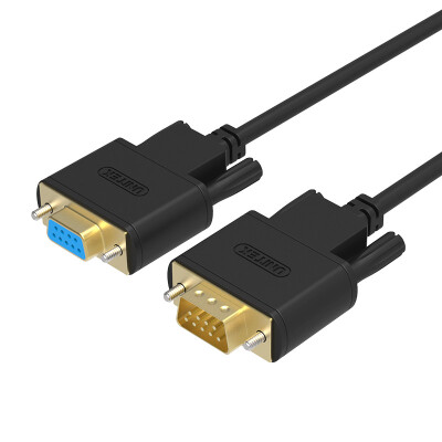 

Excellence (UNITEK) Y-C711ABK DB9 pin Serial port Female extension cable Serial cable 2 meters DB9 hole to hole COM port RS232 extension cable