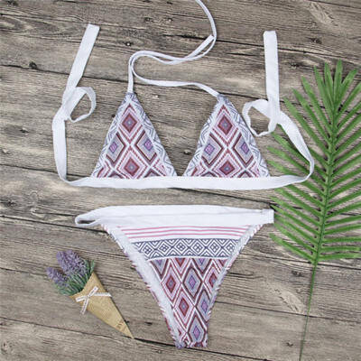 

FR Women Sexy Bikini Set Push-Up Padded Swimwear Swimsuit Bathing Beachwear