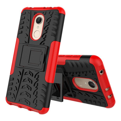 

Fivice Redmi 5 Case TPU anti-fall tire pattern back clip bracket phone case