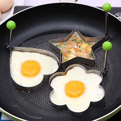 

Stainless steel form for frying eggs tools omelette mould device egg pancake ring egg shaped kitchen appliances Omelette tool