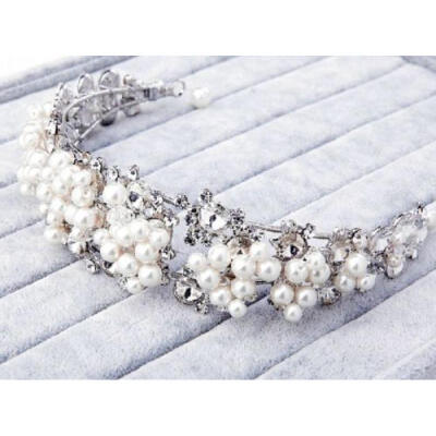 

Fashion Bridal Princess Rhinestone Tiara Crown Hair Comb Pin Alloy Jewelry UK