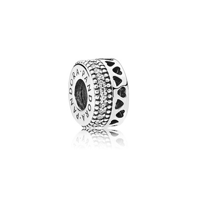 

PANDORA heart small string ornaments 797415CZ
