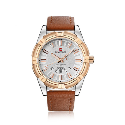 

NAVIFORCE Fashion Causal Men Watches Water-resistant Luminous Wristwatch Calendar Time Display