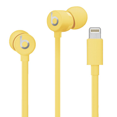 

Beats urBeats3 In-Ear Headphones - Yellow Lightning Interface Apple Phone Headset Three-button Wire Control with Mai MUHU2PAA