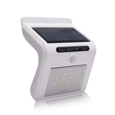 

LED Solar Power Sensor Wall Light Security Motion Weatherproof Outdoor Lamp UK