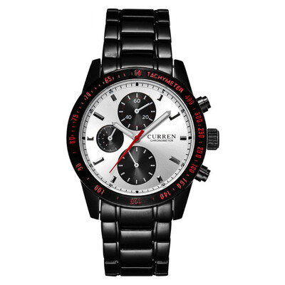 

Mens Watches Top Brand Luxury Sport Watch Slim Mesh Steel Date Waterproof Quartz Watch For Men Clock
