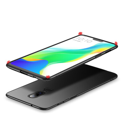 

KEKLLE one plus 6T mobile phone case protective cover frosted light silicone soft shell protective cover shatter-resistant mobile phone protective shell 628 inch gentleman black