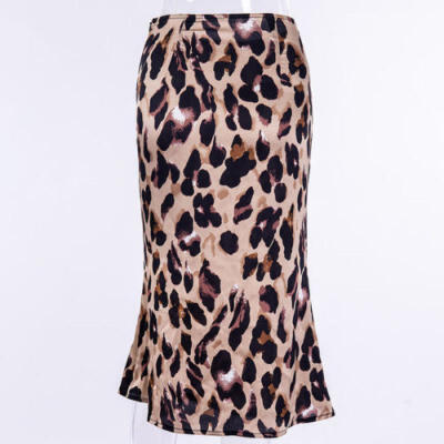 

Stunning Leopard Print Midi Par Naomi Skirt Dress Multiple Sizes Realisation USA