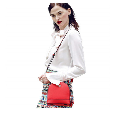 

Leather handbag trend cute candy color small square bag shoulder Messenger bag
