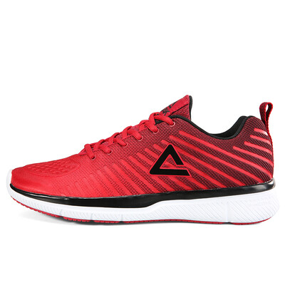 

PEAK mens shoes new light&comfortable running shoes casual sports shoes men E73547H Yin Hong 43 yards