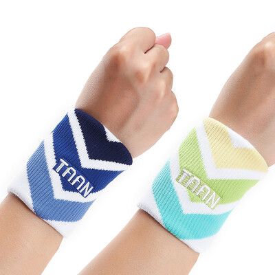

Tai Ang TAAN badminton tennis towel bracelet cotton wrist sweat breathable protection 8cm 10cm 1309 white blue white&green two loaded