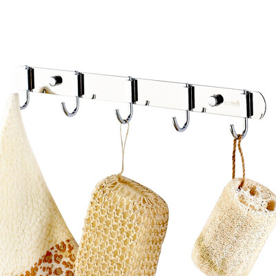 

Cobbe Cobbe row of hooks stainless steel clothes hooks wall clams hook bathroom hardware pendant