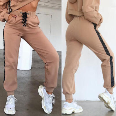 

UK Women 2Pcs Tracksuit Hoodies Sweatshirt Pants Sets Sport Wear Lounge Suit