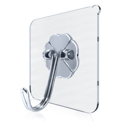 

Bingyou transparent matte hook 20 Pack no trace nail-free wall glue door kitchen bathroom hook