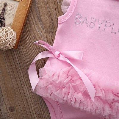 

2017 Newborn Toddler Kids Baby Girl Lace Ruffle Bodysuit Romper Jumpsuit Outfits