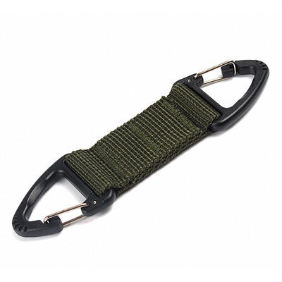 

Multifunctional Molle Webbing Belt Clip Climbing Carabiner Buckle High Strength Nylon Hanging Chain Backpack Key Hook