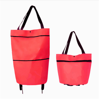 

Folding Shopping Bags Trolley Grocery Shopper Lightweight Foldable on wheels