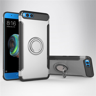 

Fivice Xiaomi Redmi note 3 case PC metal ring shell magnetic car bracket TPU phone case