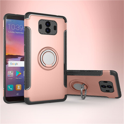 

Fivice Huawei Mate 10 case PC metal ring shell magnetic car bracket TPU phone case