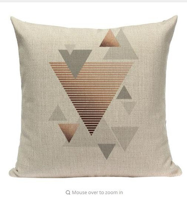 

Geometric Black Blue Cushion Cove Textile Hill Gold Dero Throw Pillows Covers 45Cmx45Cm Square Sofa Bed 3D Throw Pillow Cover