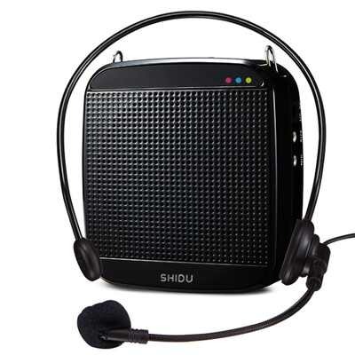 

Ten degrees ShiDu SD-S512 18-watt high-power small bee loudspeaker teaching tour guide teacher dedicated amplifier horn speaker loudspeaker portable digital player classic black