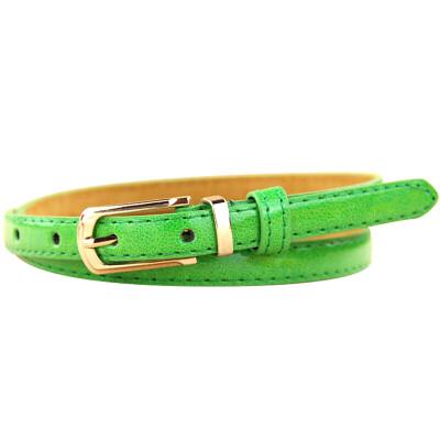 

Jingdong supermarket] Meng Si Ke (MSEK) WPD13586 ladies belt Korean version of the candy color fine women decorated small belt green