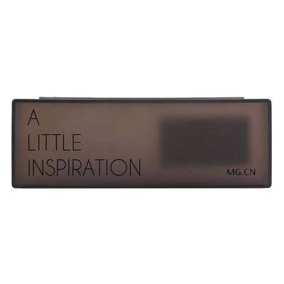 

Morning light M & G ASB92303 color frosted pencil case storage stationery transparent black