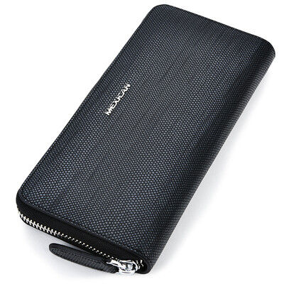 

Пугало моды (Мексиканский) сумки Кошельки Большой ZiP Clutch мужской кожаный мешок человек большой емкости коммерческого 40187M-01 Black