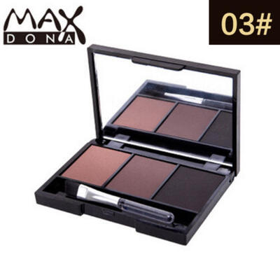 

Eyebrow Stamp Powder Natural Delicate Shape Eye Makeup Waterproof Mirror Brown