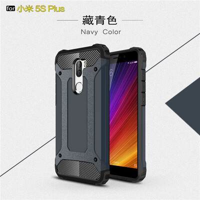 

Fivice Xiaomi MI 5S plus case Luxury Silicone Diamond Armor PC Hard Shell Phone Case