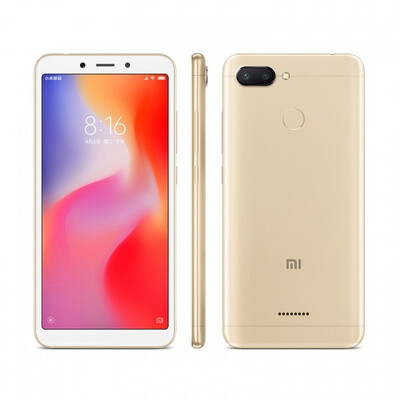 

New Xiaomi Redmi 6 4GB RAM 64GB ROM 545"189 Full Screen Helio P22 Smartphone Rear 12MP Dual Camera AI Face Unlock
