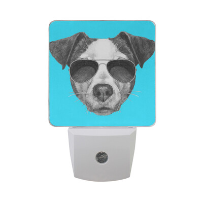 

ALAZA LED Night Light With Smart Dusk To Dawn SensorLovely Dog Plug In Night Light