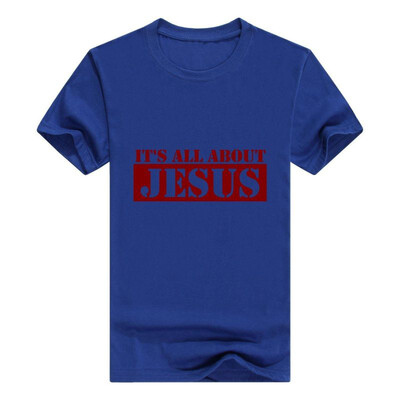 

Christian Religious Men Tshirt Its All About Jesus