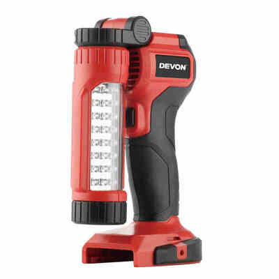 

Devon 20V lithium rechargeable hanging lamp 5521-Li-20 single head home camping LED lighting