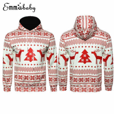 

Men Women Hoodie Sweater Hip-hop Skateboard Christmas Sweatshirts Pullover Coats