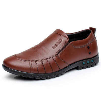 

Seasons set foot men's casual wear leather shoes