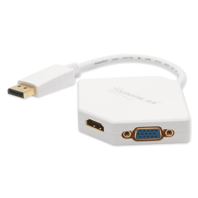

Shanze (SAMZHE) ZJX-140 Mini DP Displayport к DVI конвертер мини передачи молнии кабель интерфейсу для доступа к телевизионному белому MacBook