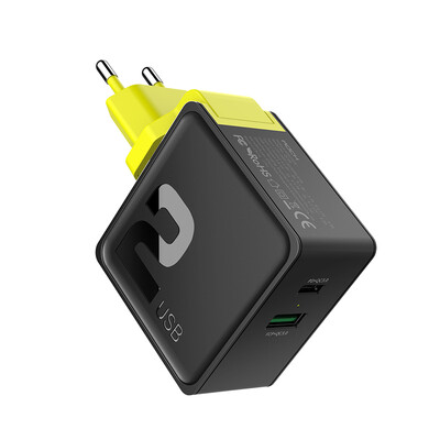 

Rock USB Charger Dual Port Phone Charger EU Plug Travel Wall Charger Adapter for iPhone iPad Samsung Xiaomi Quick Charger