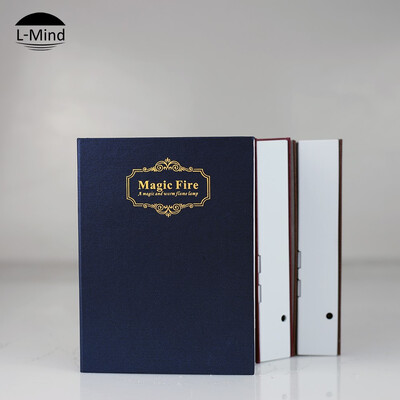 

MIND 6 inch Red blue brown led decorative table Flame lamp Night Children toys reading lamp magic led book light