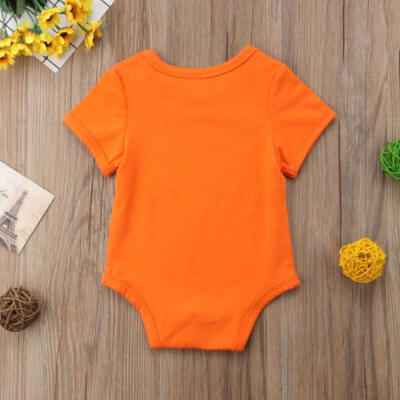 

MY FIRST HALLOWEEN Baby Boy Girl Romper Bodysuit Cotton Babygrow Clothes Outfit