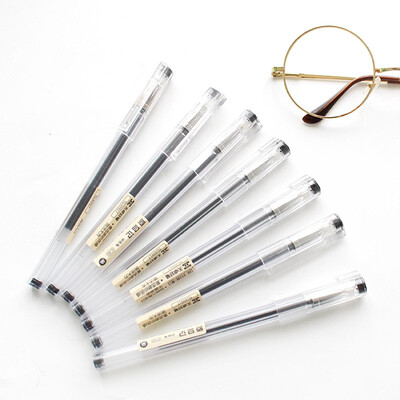 

035mm Porous-Point Pens Gel Ink Pen Black Ink Office School Writing Supplies Stationery Item